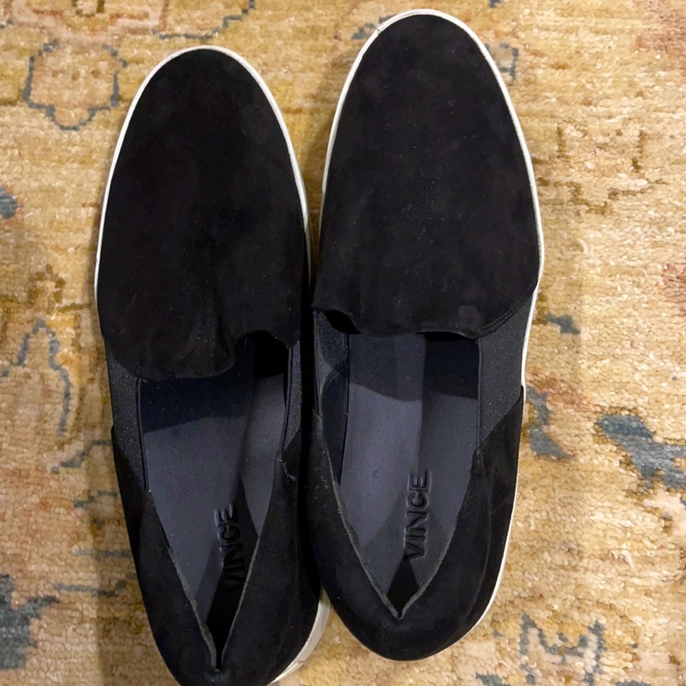 Vince size 9.5 women’s slip on vans in great condition - only worn a few times